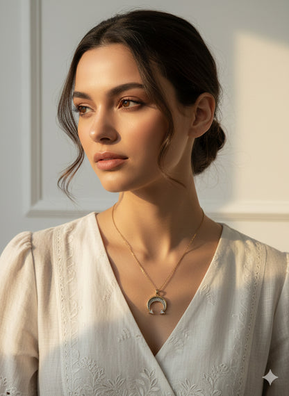 Modern Chunky O-Ring Necklace
