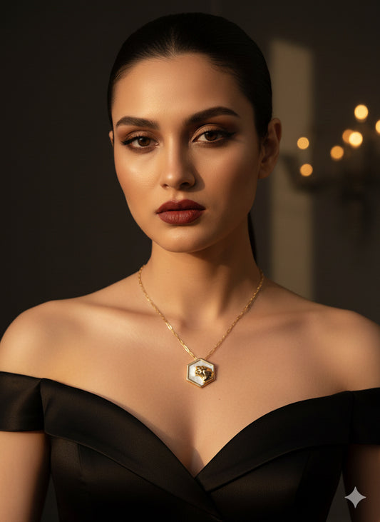 Hexagonal Power Charm Chain