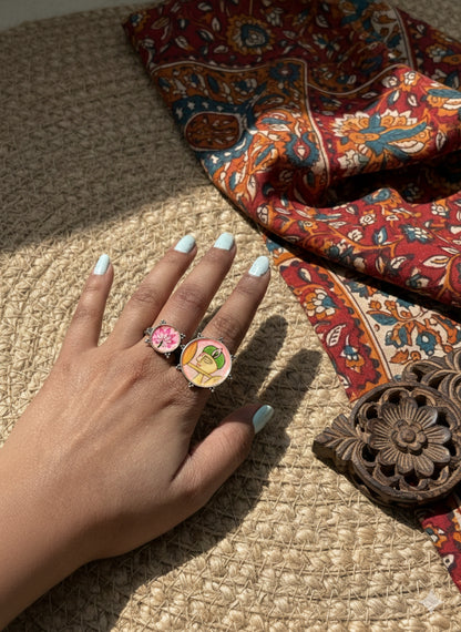 Traditional Mughal Two-Finger Ring