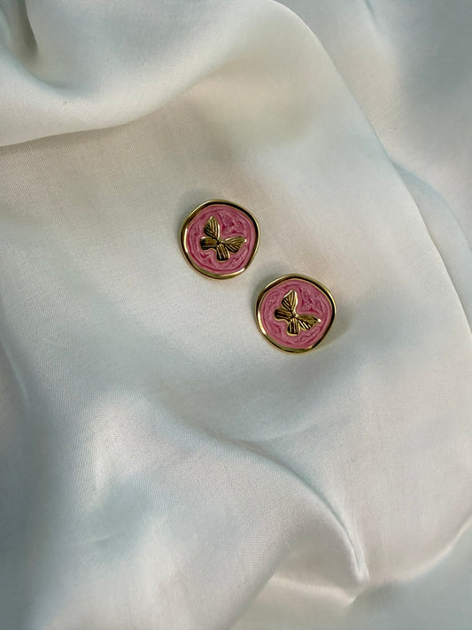 Vintage Rose Meadow Studs