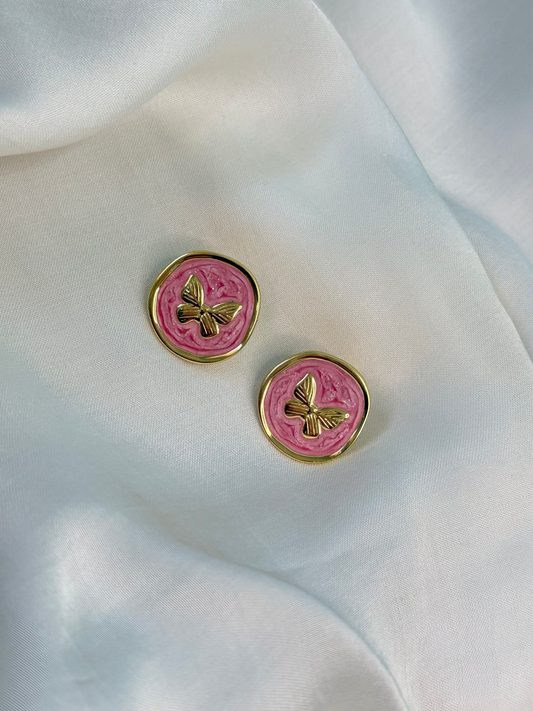 Vintage Rose Meadow Studs