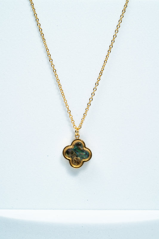 Mystic Clover Pendant Necklace