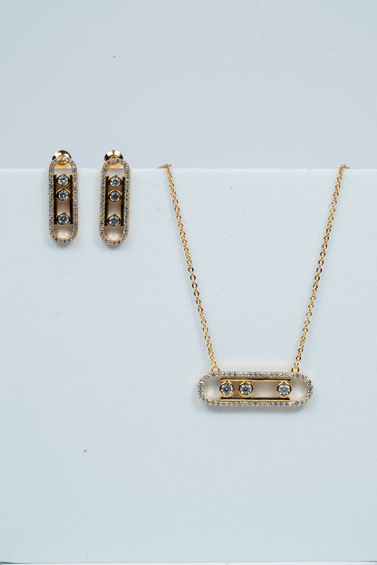 Eclipta Glow Chain Pendant Set
