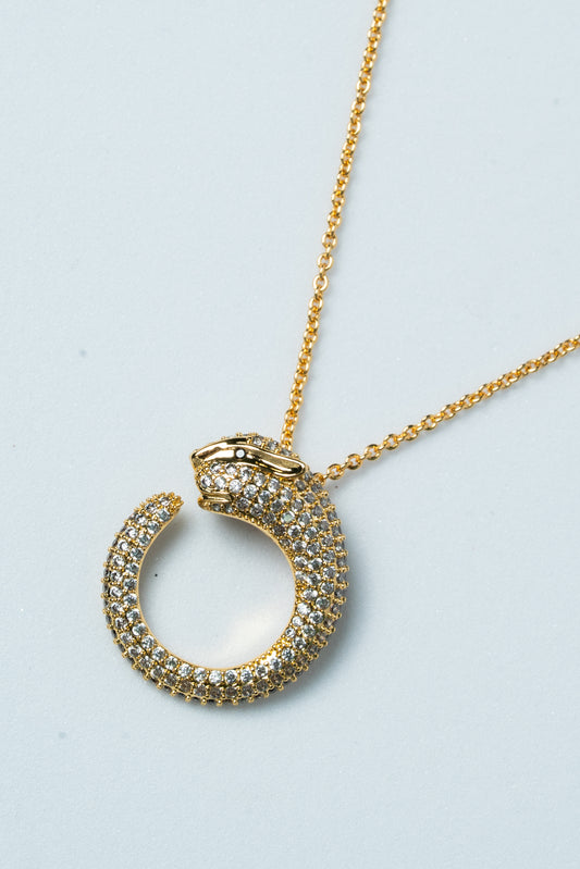 Panther Luxe Spark Chain Pendant Set