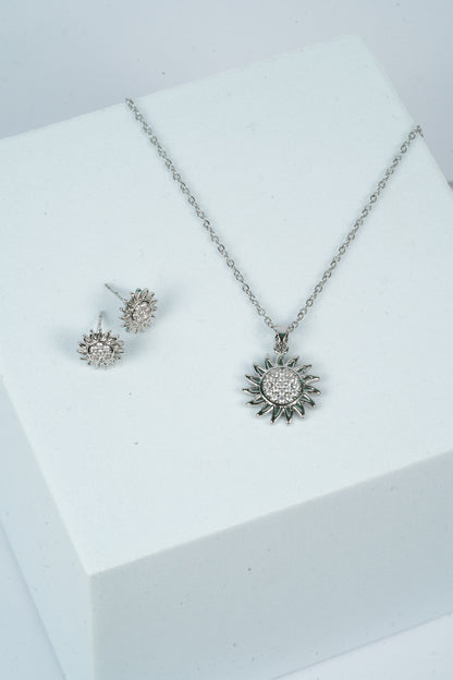 Sunbeam Sparkle Chain pendant Set