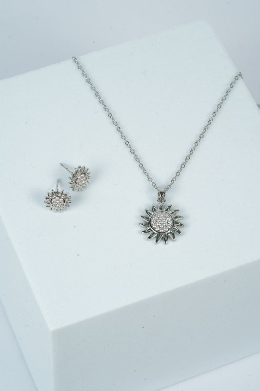 Sunbeam Sparkle Chain pendant Set