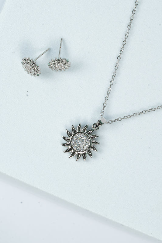 Sunbeam Sparkle Chain pendant Set