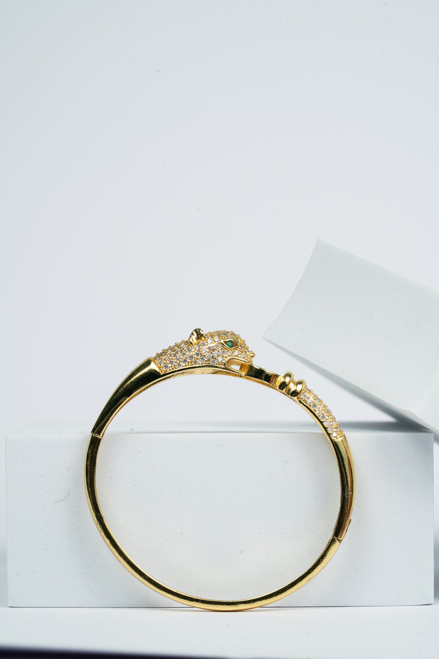 Emerald Panther Cuff