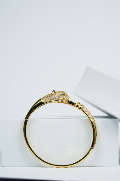 Emerald Panther Cuff
