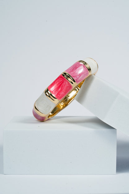 Cotton Candy Crush Enamel Bangle