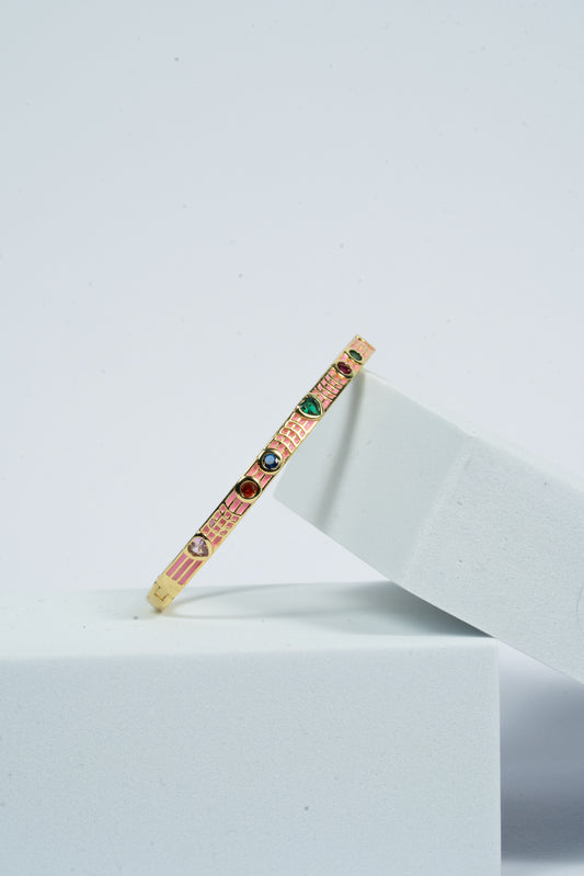 Rosy Prism Bangle