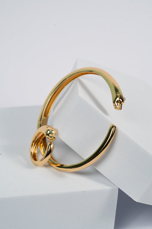 Panther Luxe Torque Bangle