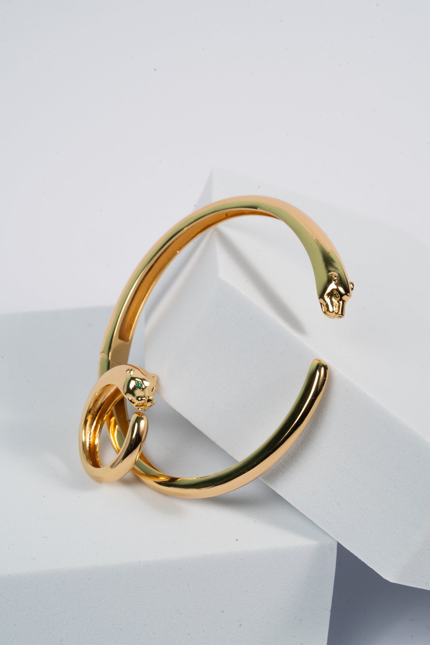 Panther Luxe Torque Bangle