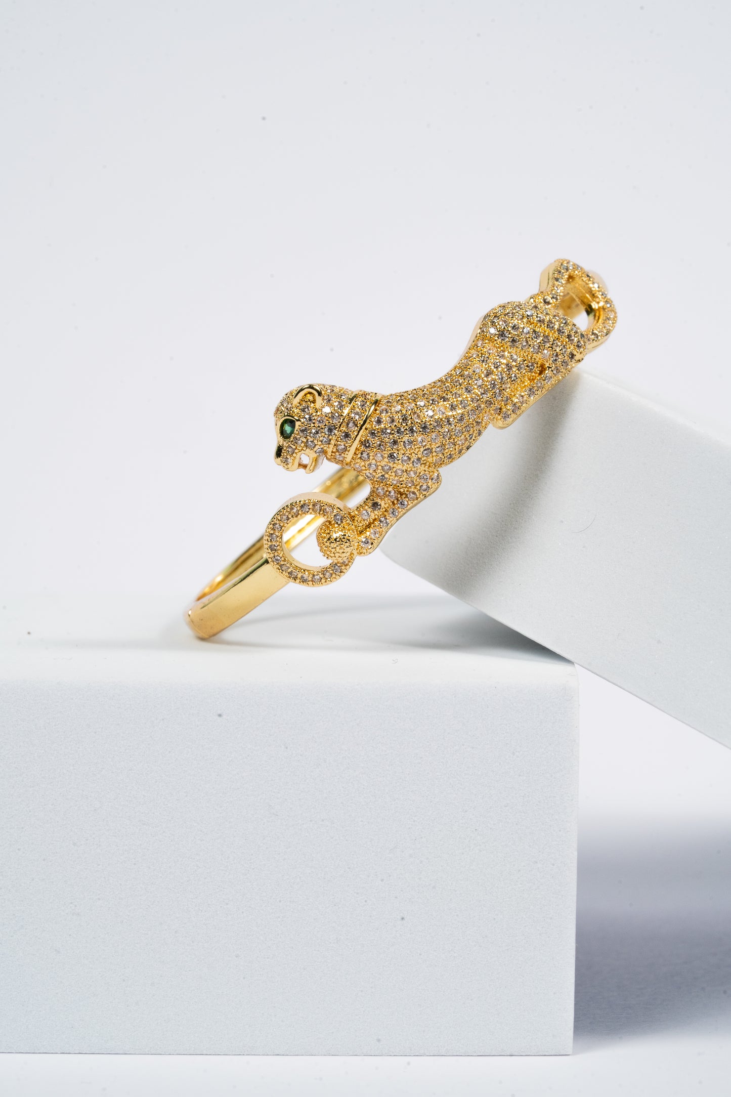 Wild Grace Panther Bangle
