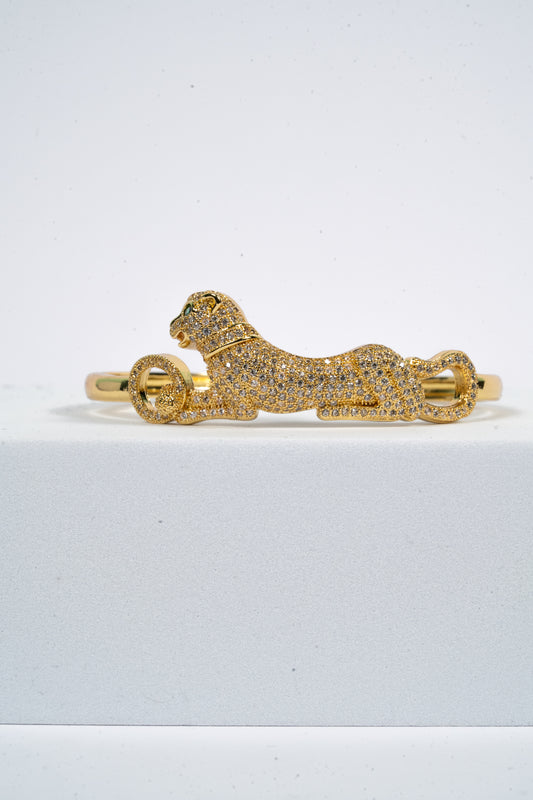 Wild Grace Panther Bangle
