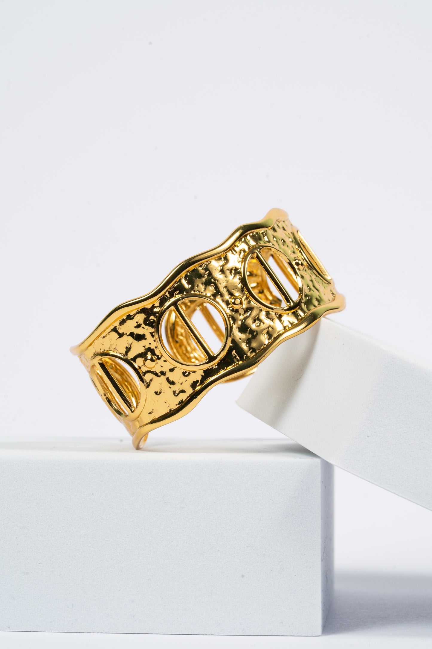 Eclipse Sculpted Cuff Bracelet