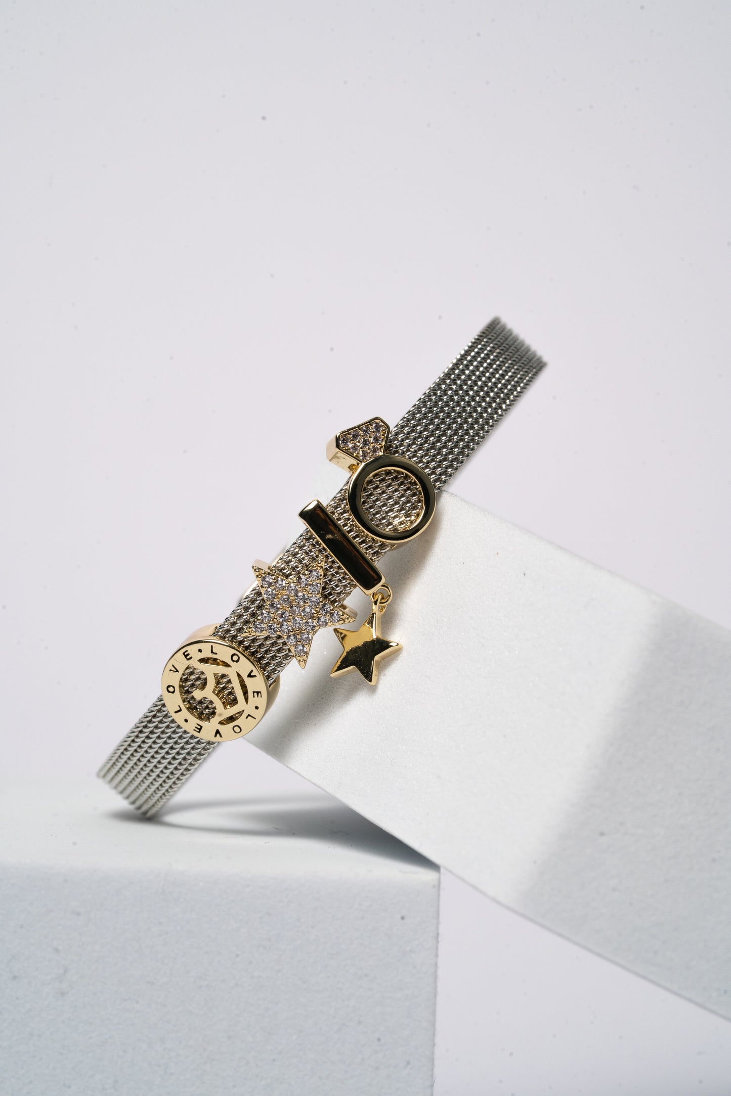 Cute Charms Sliver Watch Band Bracelet