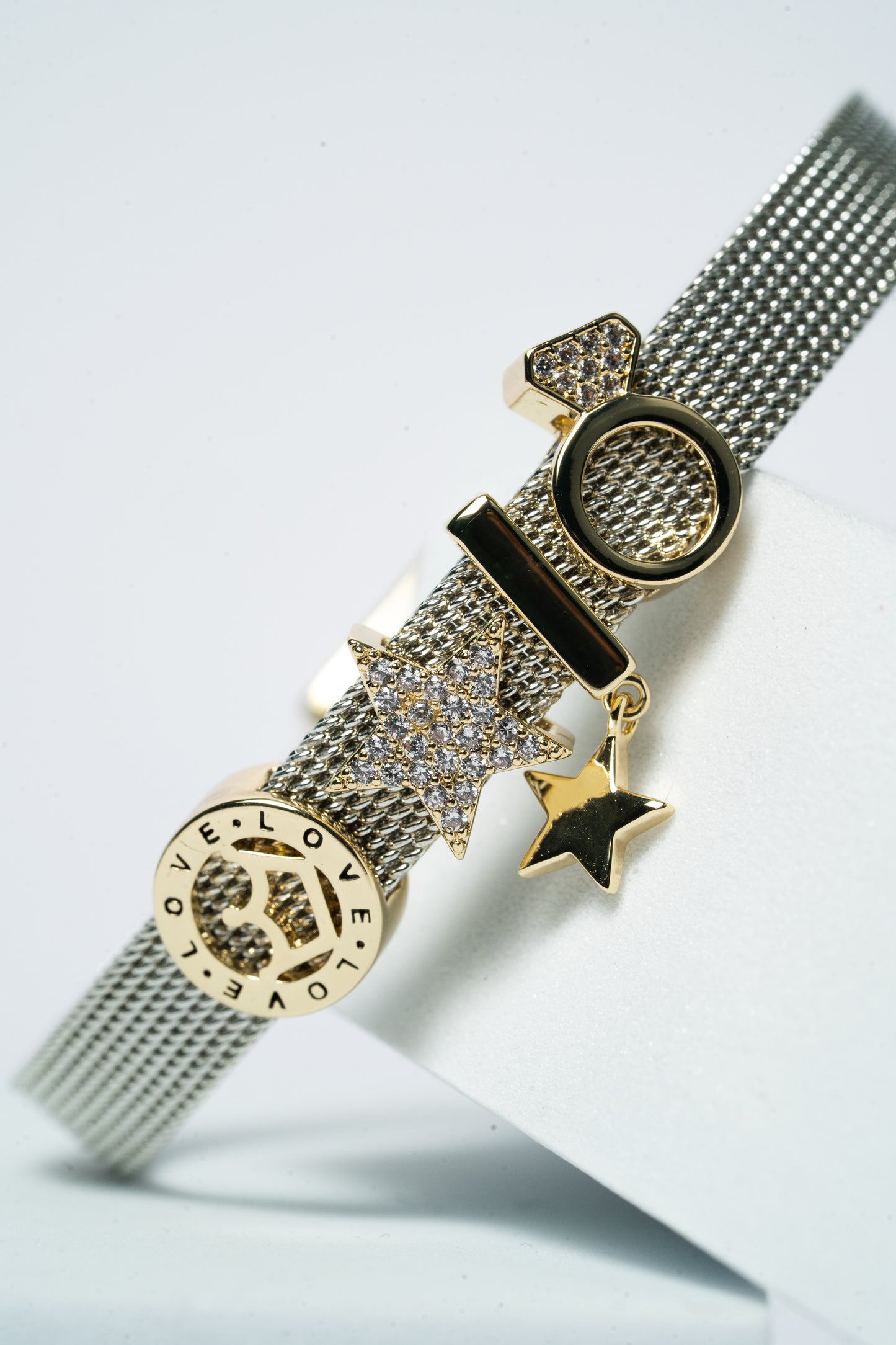 Cute Charms Sliver Watch Band Bracelet